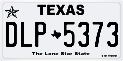 TX license plate DLP5373