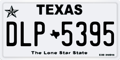 TX license plate DLP5395