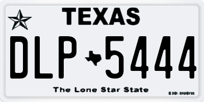 TX license plate DLP5444