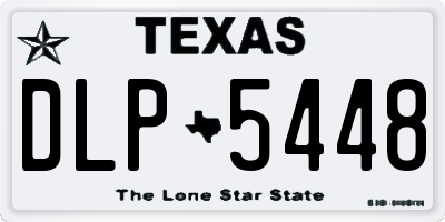 TX license plate DLP5448