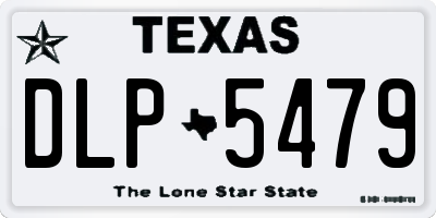 TX license plate DLP5479