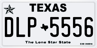 TX license plate DLP5556