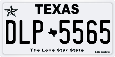 TX license plate DLP5565