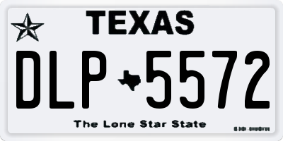 TX license plate DLP5572