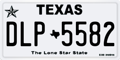 TX license plate DLP5582