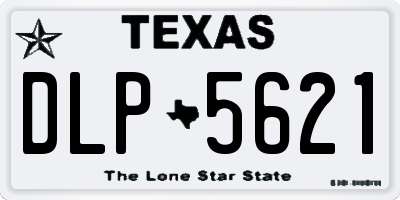 TX license plate DLP5621