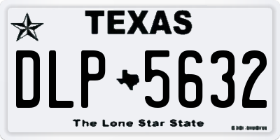 TX license plate DLP5632