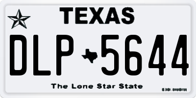 TX license plate DLP5644
