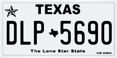 TX license plate DLP5690