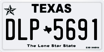 TX license plate DLP5691