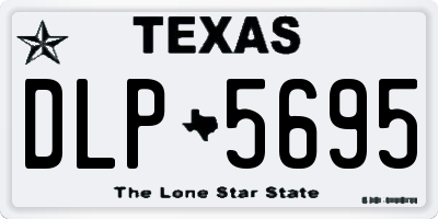 TX license plate DLP5695