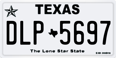 TX license plate DLP5697