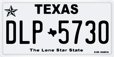 TX license plate DLP5730