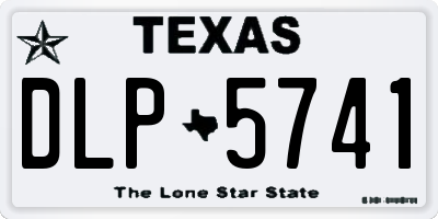 TX license plate DLP5741