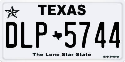 TX license plate DLP5744