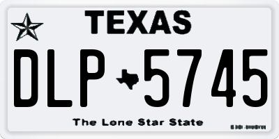 TX license plate DLP5745