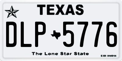 TX license plate DLP5776