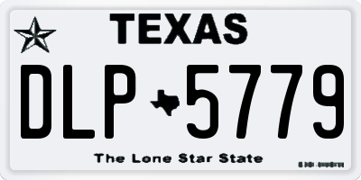 TX license plate DLP5779