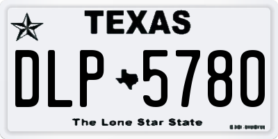 TX license plate DLP5780