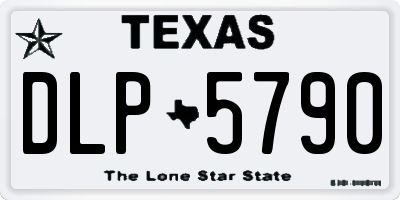 TX license plate DLP5790