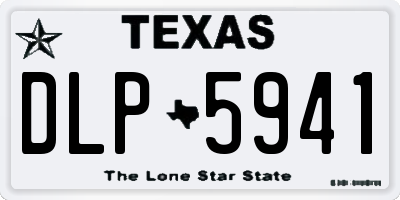 TX license plate DLP5941