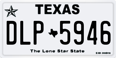 TX license plate DLP5946