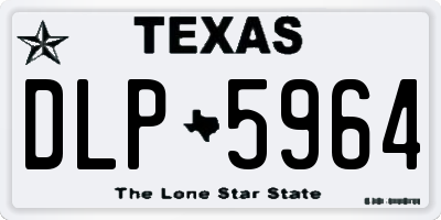 TX license plate DLP5964