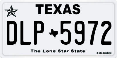 TX license plate DLP5972
