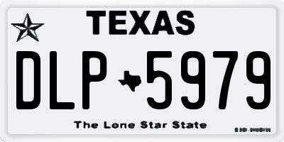 TX license plate DLP5979