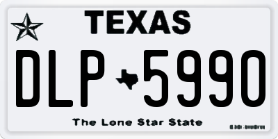 TX license plate DLP5990
