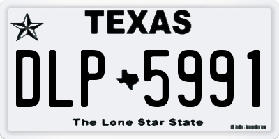 TX license plate DLP5991