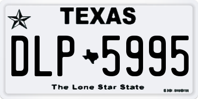 TX license plate DLP5995