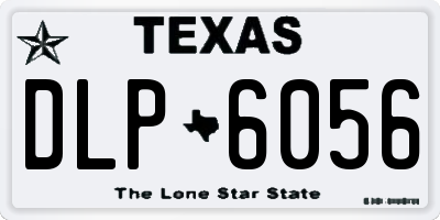 TX license plate DLP6056