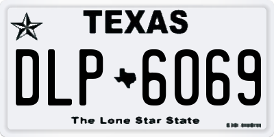 TX license plate DLP6069