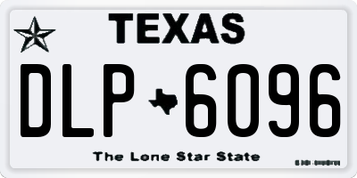 TX license plate DLP6096