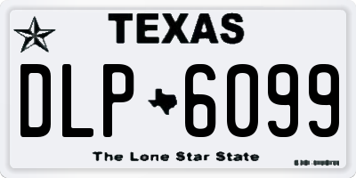 TX license plate DLP6099