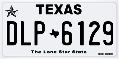 TX license plate DLP6129