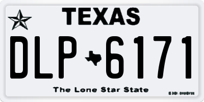 TX license plate DLP6171