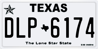 TX license plate DLP6174
