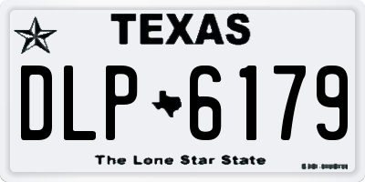 TX license plate DLP6179