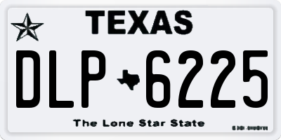 TX license plate DLP6225