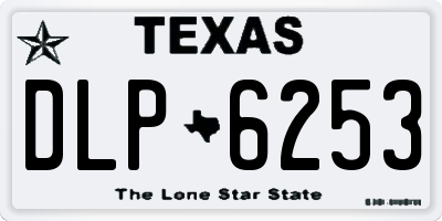 TX license plate DLP6253