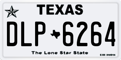 TX license plate DLP6264