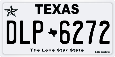 TX license plate DLP6272