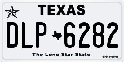 TX license plate DLP6282