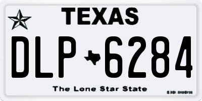 TX license plate DLP6284