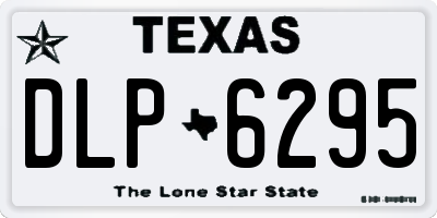 TX license plate DLP6295