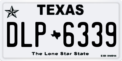 TX license plate DLP6339