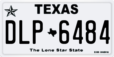 TX license plate DLP6484