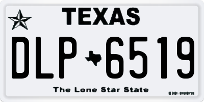 TX license plate DLP6519